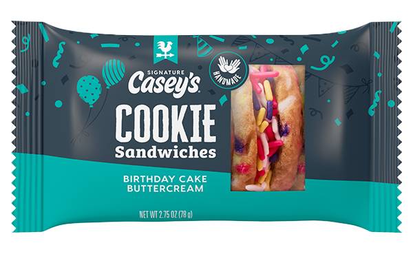 Casey’s Birthday Cake Buttercream Cookie Sandwiches 2.75oz