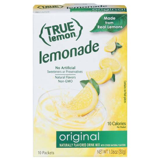 True Lemon Original Lemonade Drink Mix (10 ct, 0.106 oz)