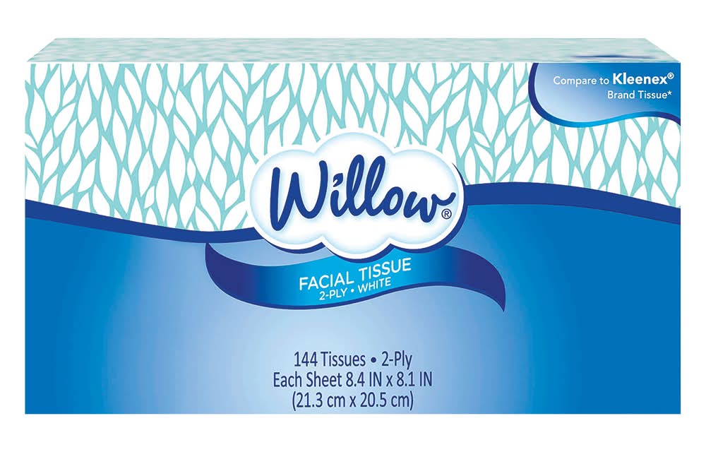 Willow 2 Ply Facial Tissue