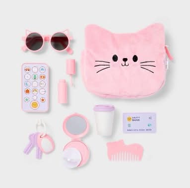 Gigglescape Purse Play Set Toy For Kids (14 ct)