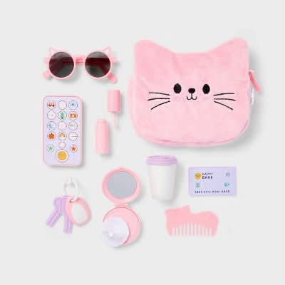 Gigglescape Purse Play Set Toy For Kids (14 ct)
