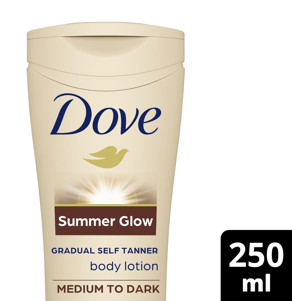 Dove Summer Glow Body Lotion Medium To Dark Skin (250mL)