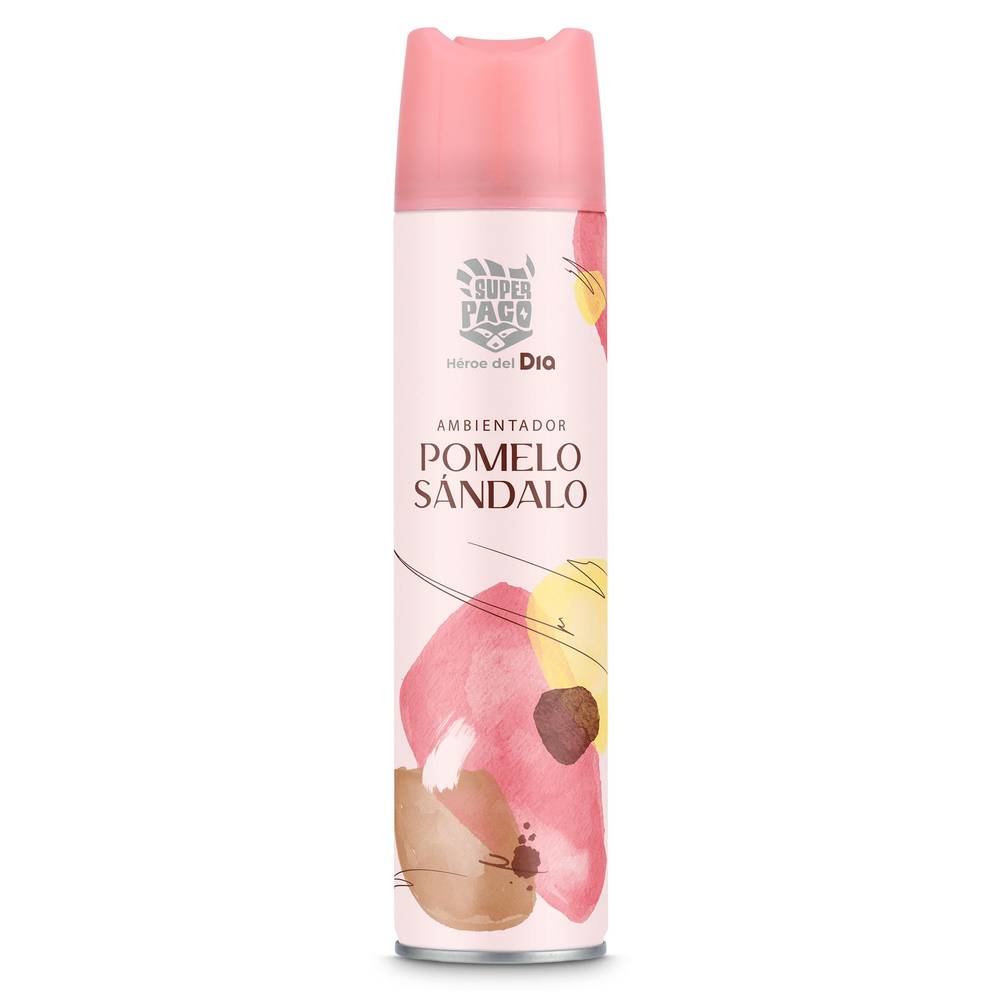 Ambientador Pomelo Y Sándalo Super Paco De Dia Spray 300 Ml