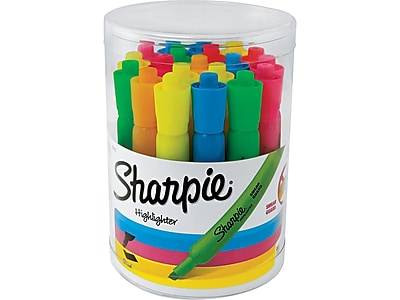 Shaeipe Tank Highlighters Chisel Tip Assorted Fluorescent