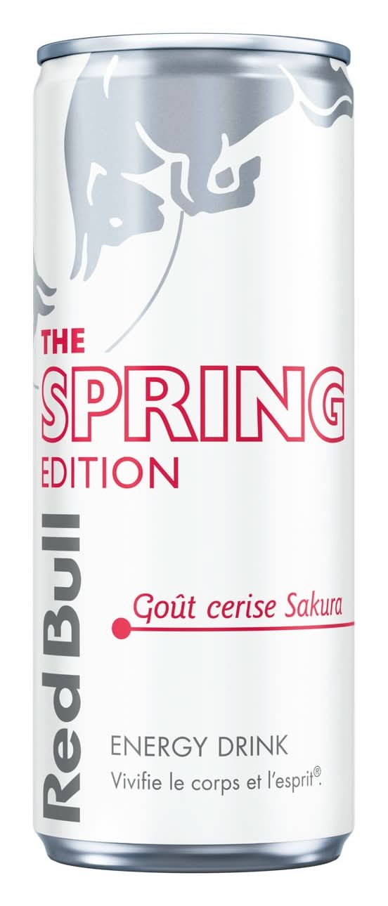 Red Bull - The spring edition boisson énergisante, cerise sakura (250ml)