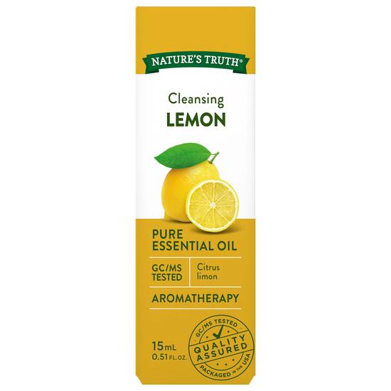 Nature's Truth Lemon Pure Essential Oil Cleansing Aromatherapy
