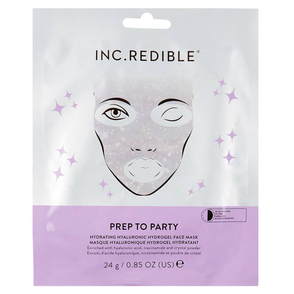 Inc.redible Prep To Party Hydrating Face Mask