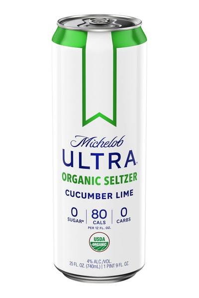 Michelob Ultra Organic Seltzer (25 fl oz) (cucumber lime)