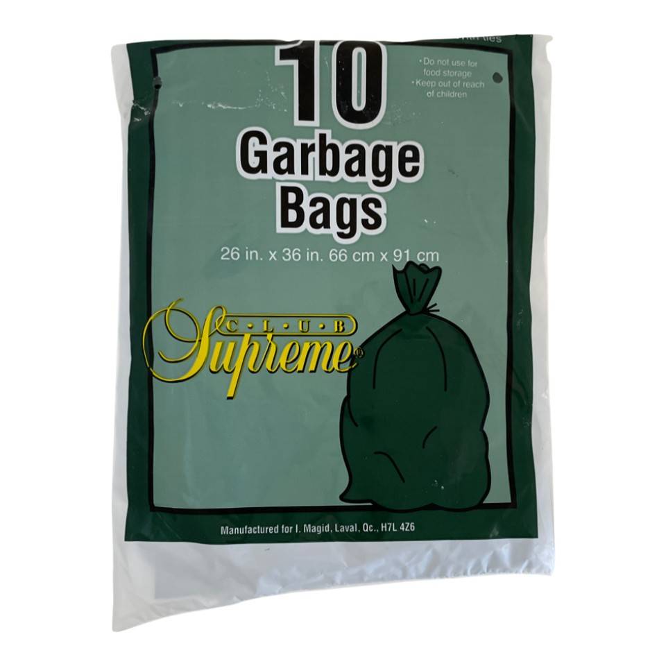 Club supreme sac ordure (10 un) - garbage bags (10 units)