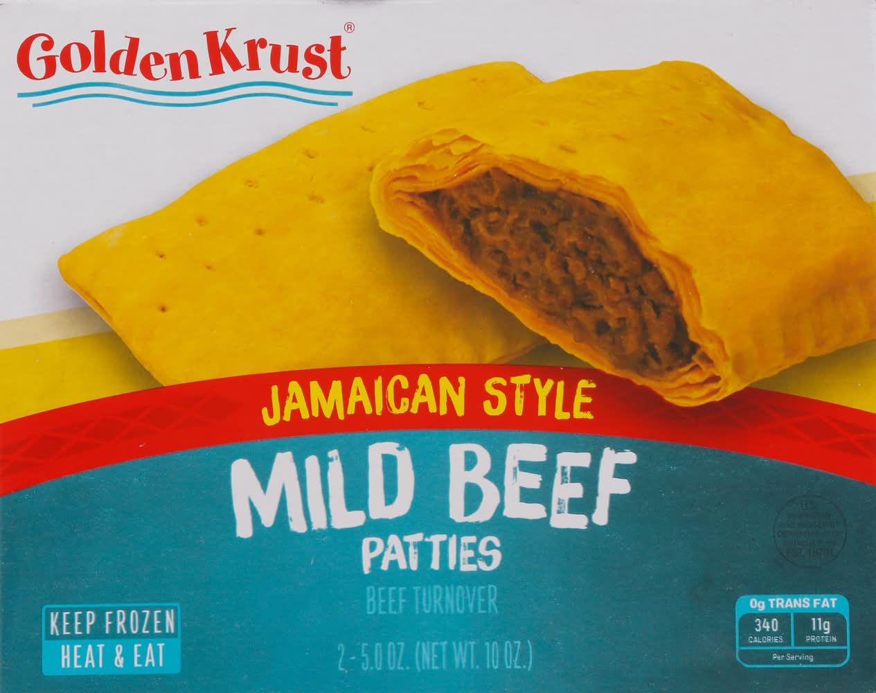 Golden Krust Jamaican Mild Beef Patty (9 oz, 2 ct)