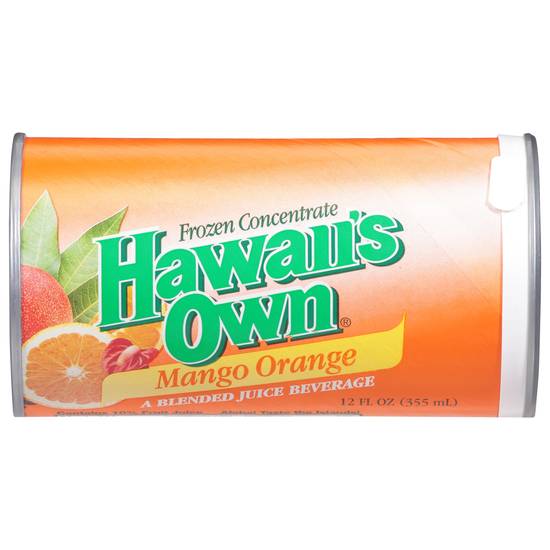 Hawaii's Own Frozen Mango Orange Blended Juice (12 fl oz)