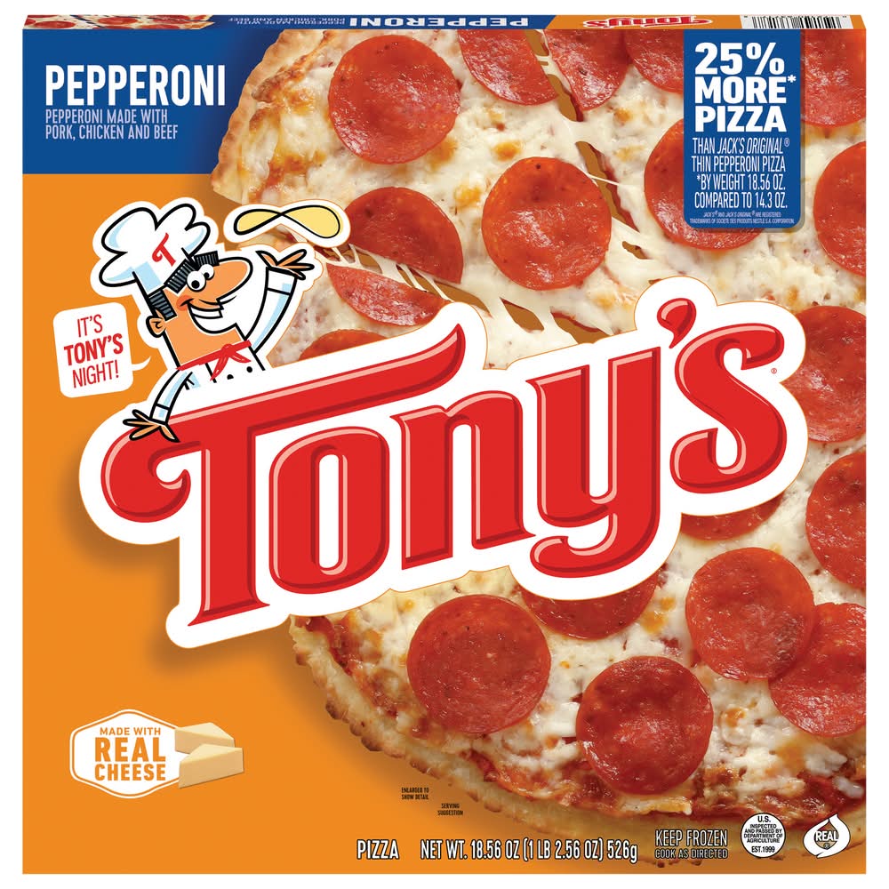 Tony's Pizza, Pepperoni (18.56 oz)