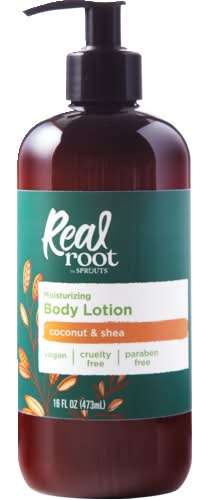 Real Root Coconut & Shea Moisturizing Body Lotion