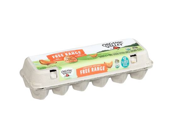 Organic Valley · Grade A Large Free Range Brown Eggs (12 eggs)