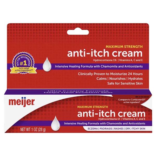 Meijer Maximum Strength Anti-Itch Cream (1 oz)