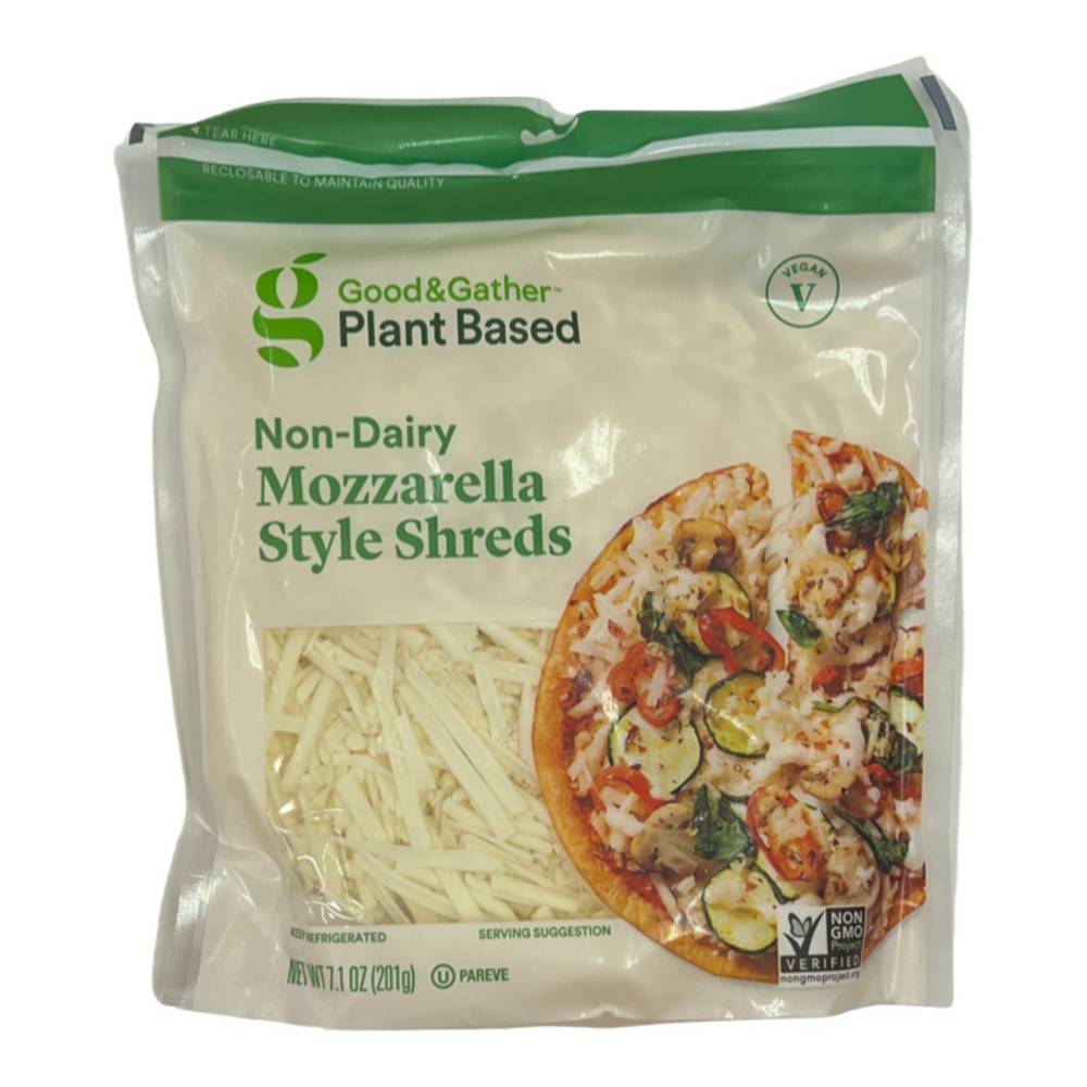 Good & Gather Plant Based Non-Dairy Mozzarella Cheese-Style Shreds