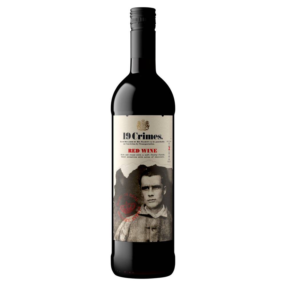 19 Crimes Red Wine 75cl