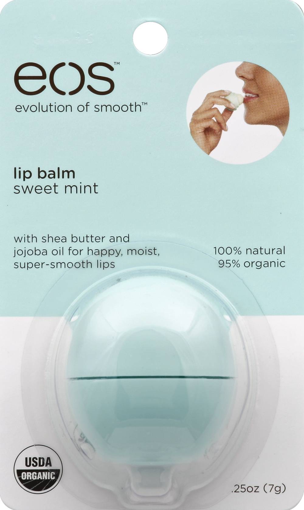 eos Evolution Of Smooth Organic Sweet Mint Lip Balm (0.25 oz)