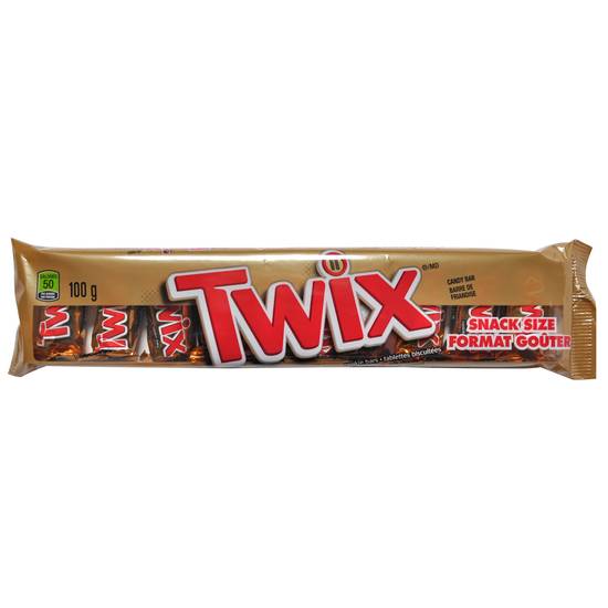 Mars Twix Funsize Chocolate Bars, 10 Pack (10 ct (100g))
