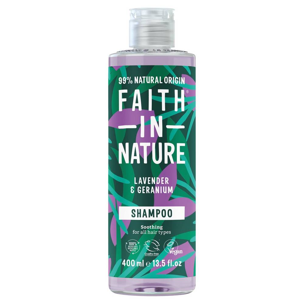 Faith in Nature Lavender & Geranium Shampoo (400ml)