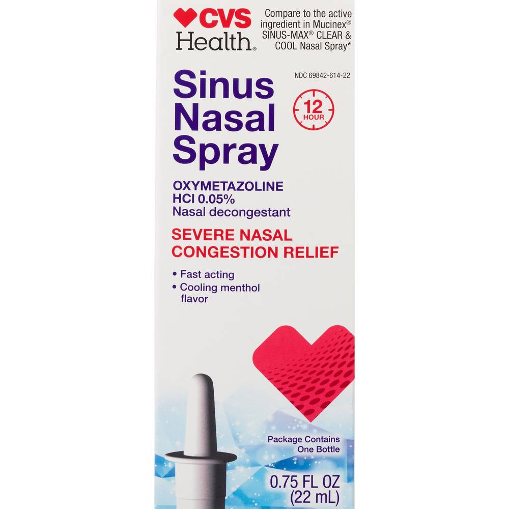 CVS Health Sinus Nasal Spray For Severe Congestion Relief (0.75 oz)