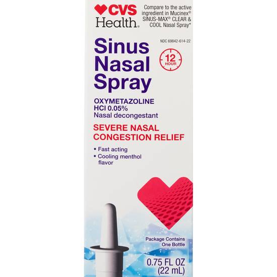 Cvs Health Sinus Nasal Spray For Severe Congestion Relief