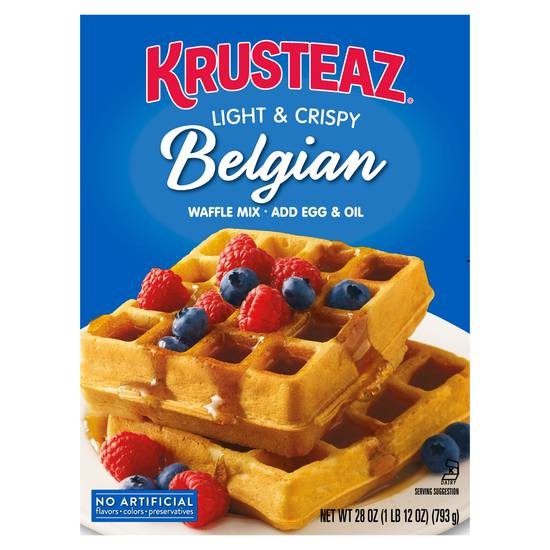 Krusteaz Belgian Egg & Oil Waffle Mix
