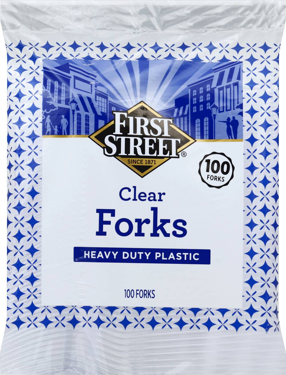 First Street Heavy Duty Plastic Forks (100 ct)