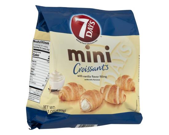 7 Days · Mini Croissants with Vanilla Flavor Filling (6.5 oz)