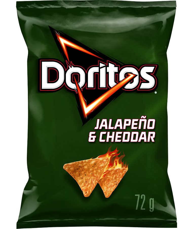 Doritos Flavored Tortilla Chips, Jalapeño & Cheddar (72 g)