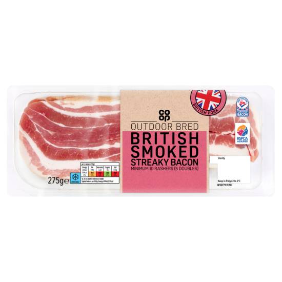Co-Op Smoked Streaky Bacon 275g