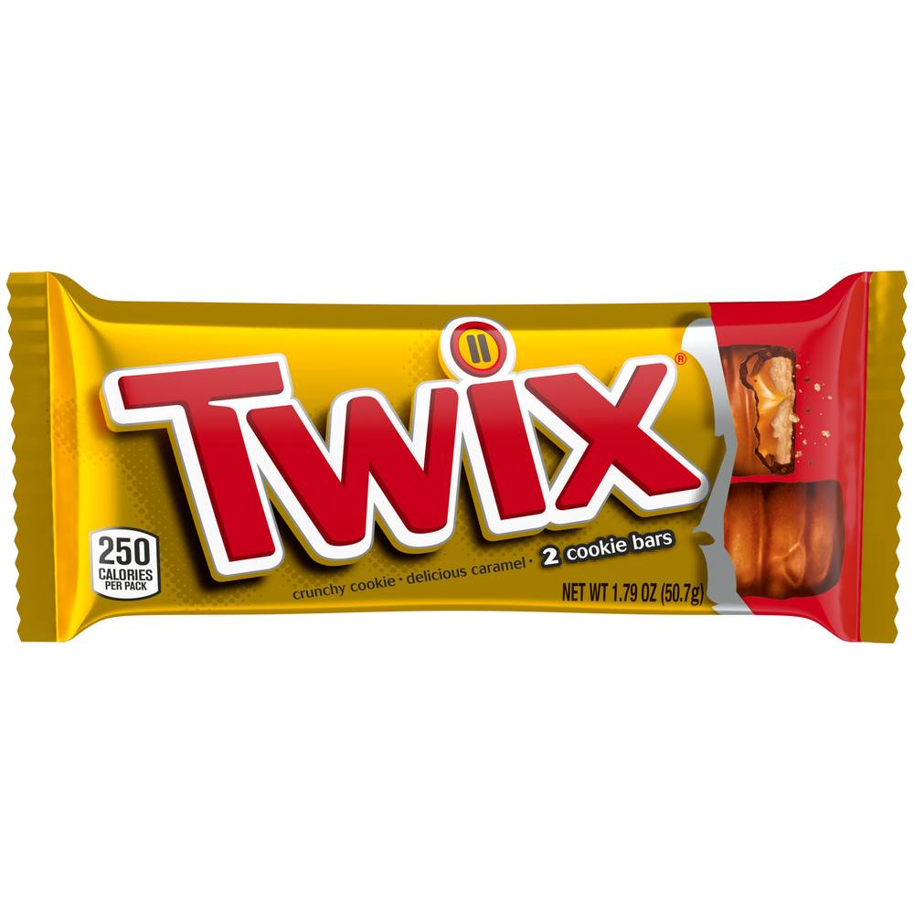 Twix Cookie Bars, Chocolate-Caramel (1.79 oz)