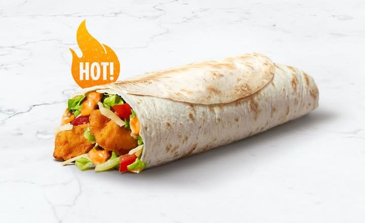 Lava Crispy Chicken Burrito