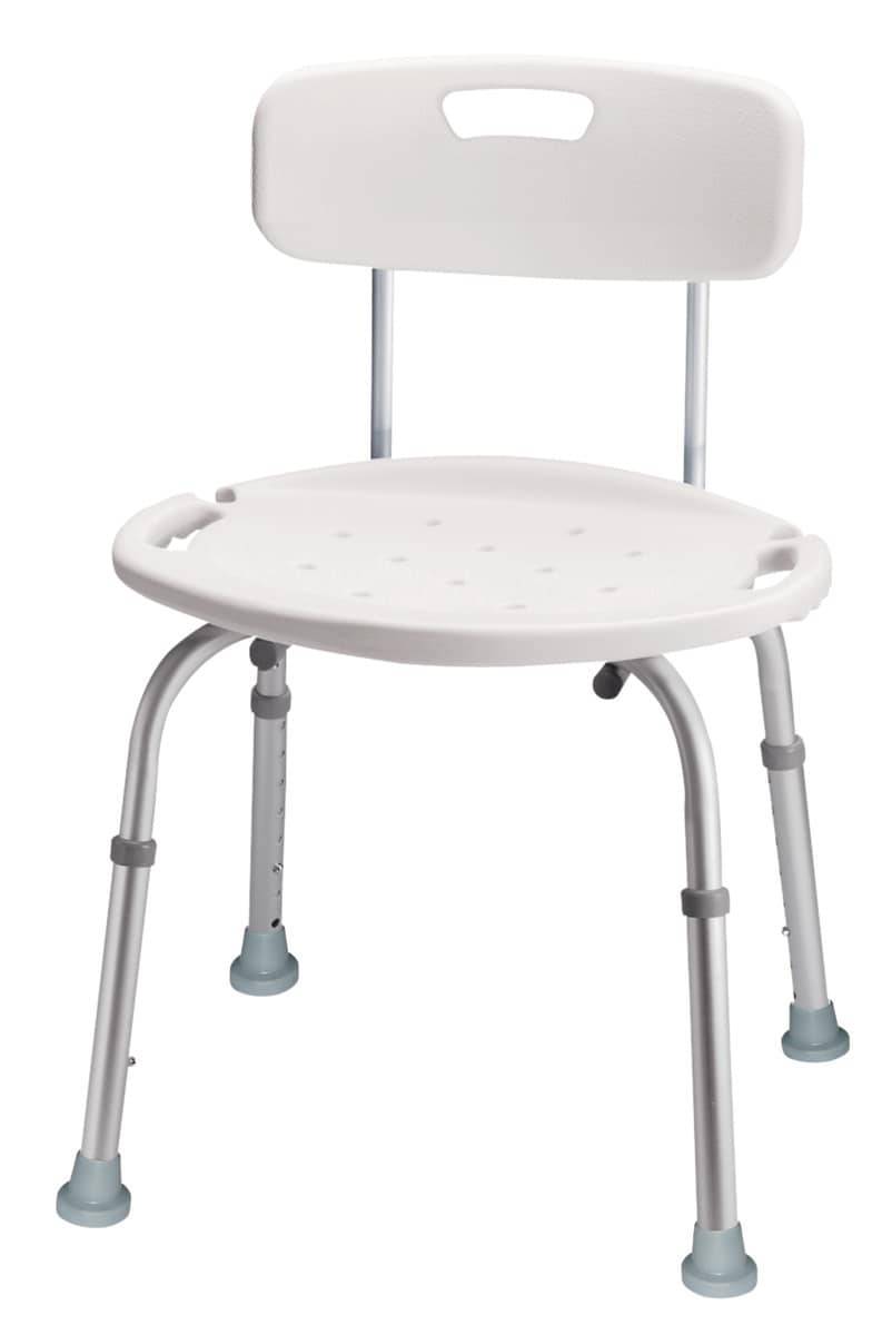 Project Source White Shower and Bath Stool | FGB753PS LWS