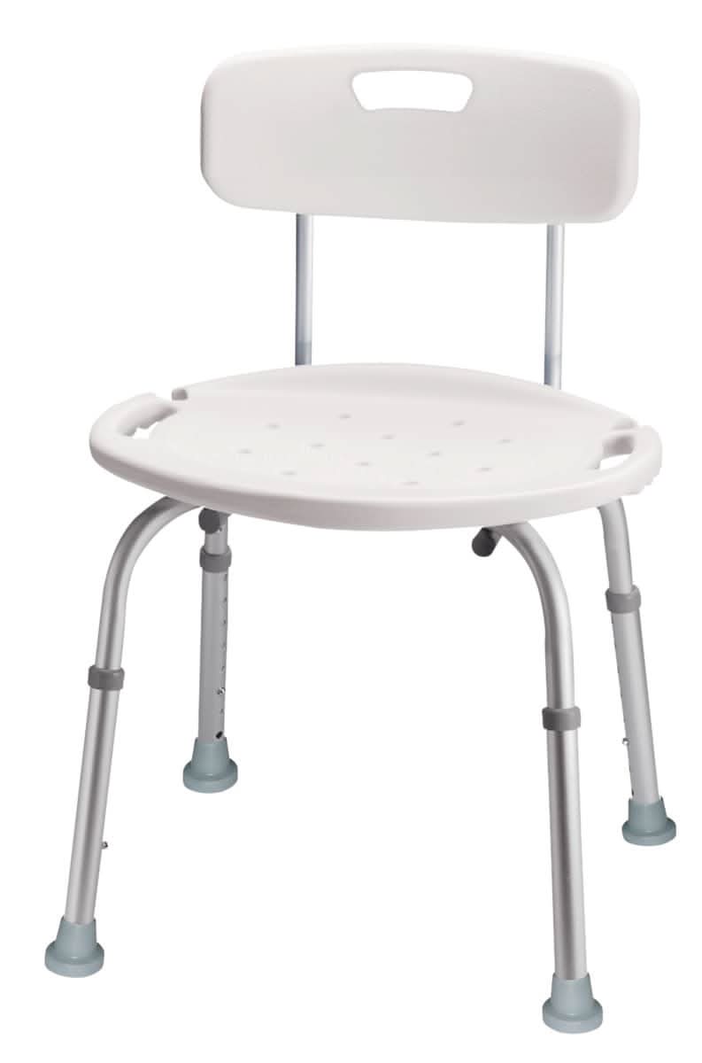 Project Source White Shower and bath stool