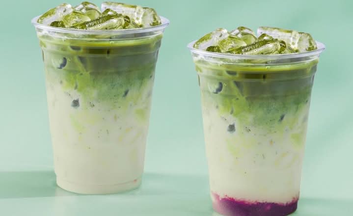 Iced Vanilla Matcha Latte