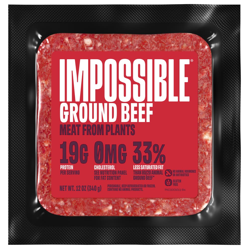 Impossible Ground Beef Meat From Plants (12 oz)