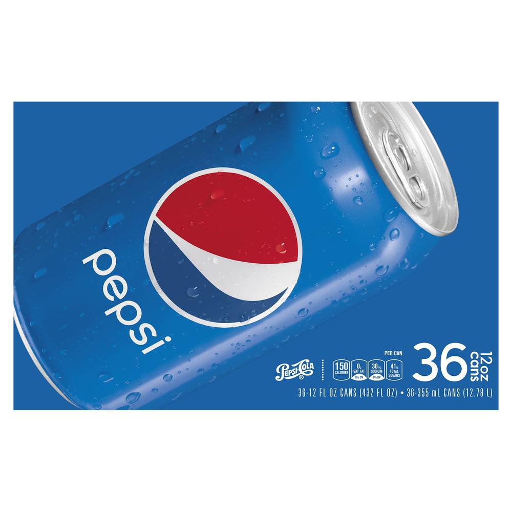 Pepsi Soda (36 x 12 fl oz)