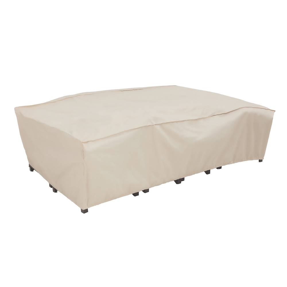 Style Selections Taupe Polyester Patio Furniture Cover For Conversation Set | 07842LWS