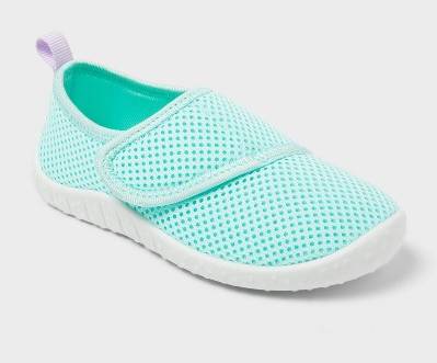 Sun Squad Toddler Hook & Loop Hartley Water Shoes, 11-12, Green