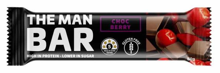 The Man Bar Choc Berry 50g