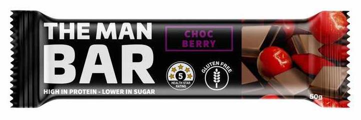 The Man Bar Choc Berry 50g