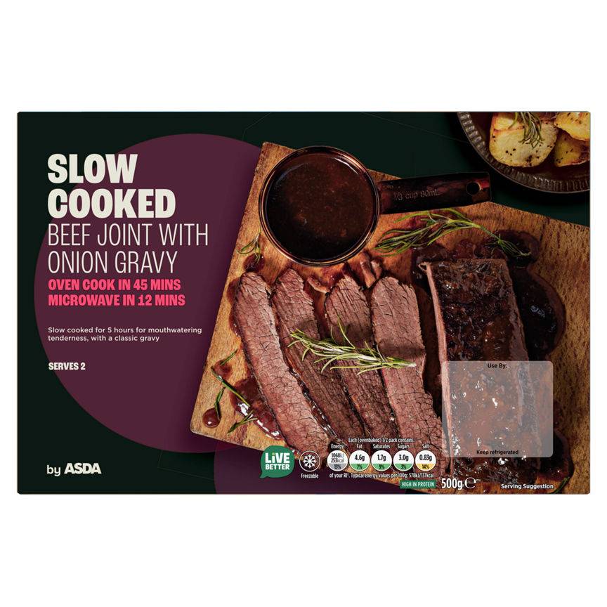 ASDA Rich Beef Joint With Onion Gravy (500g)