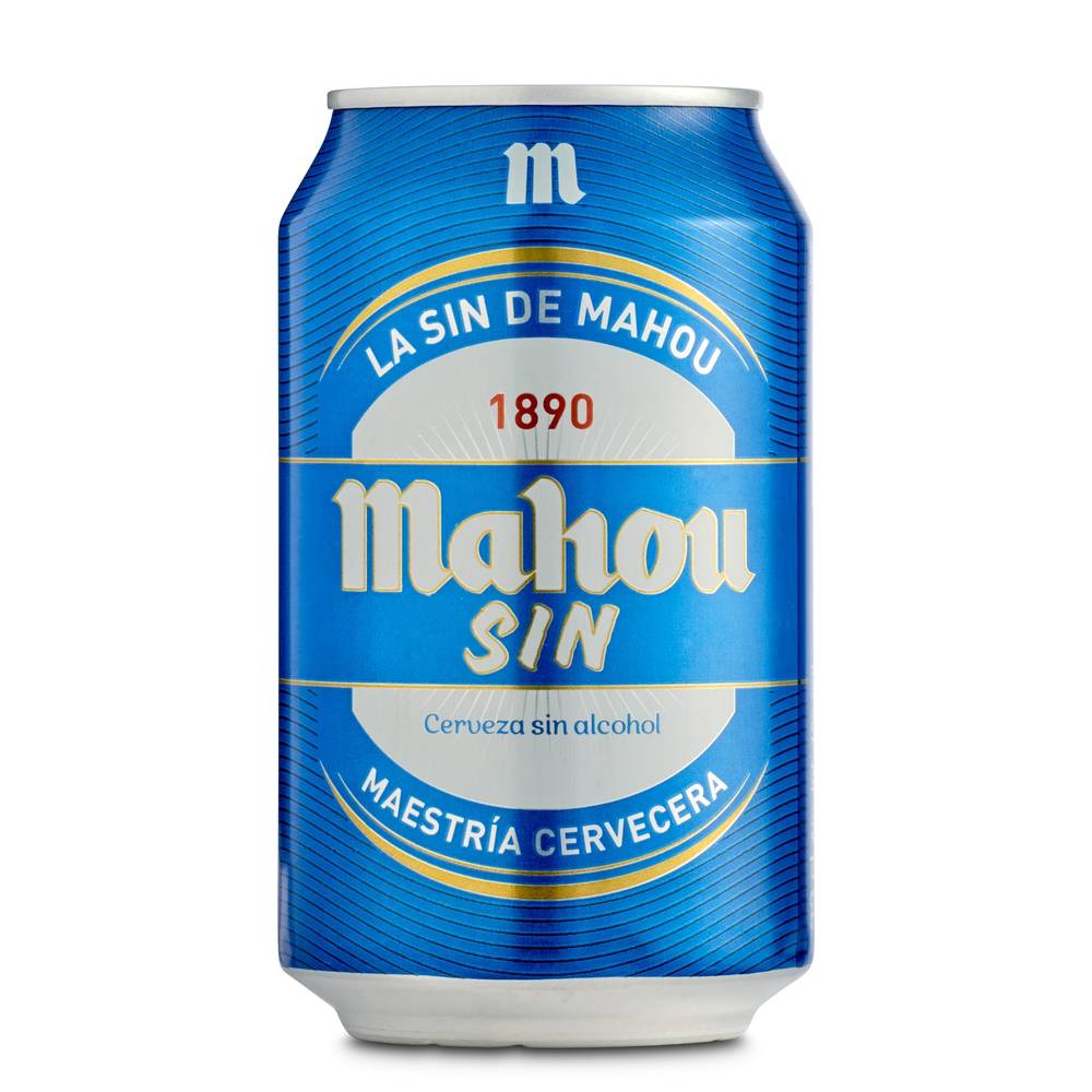 Cerveza Sin Alcohol Mahou Lata 33 Cl