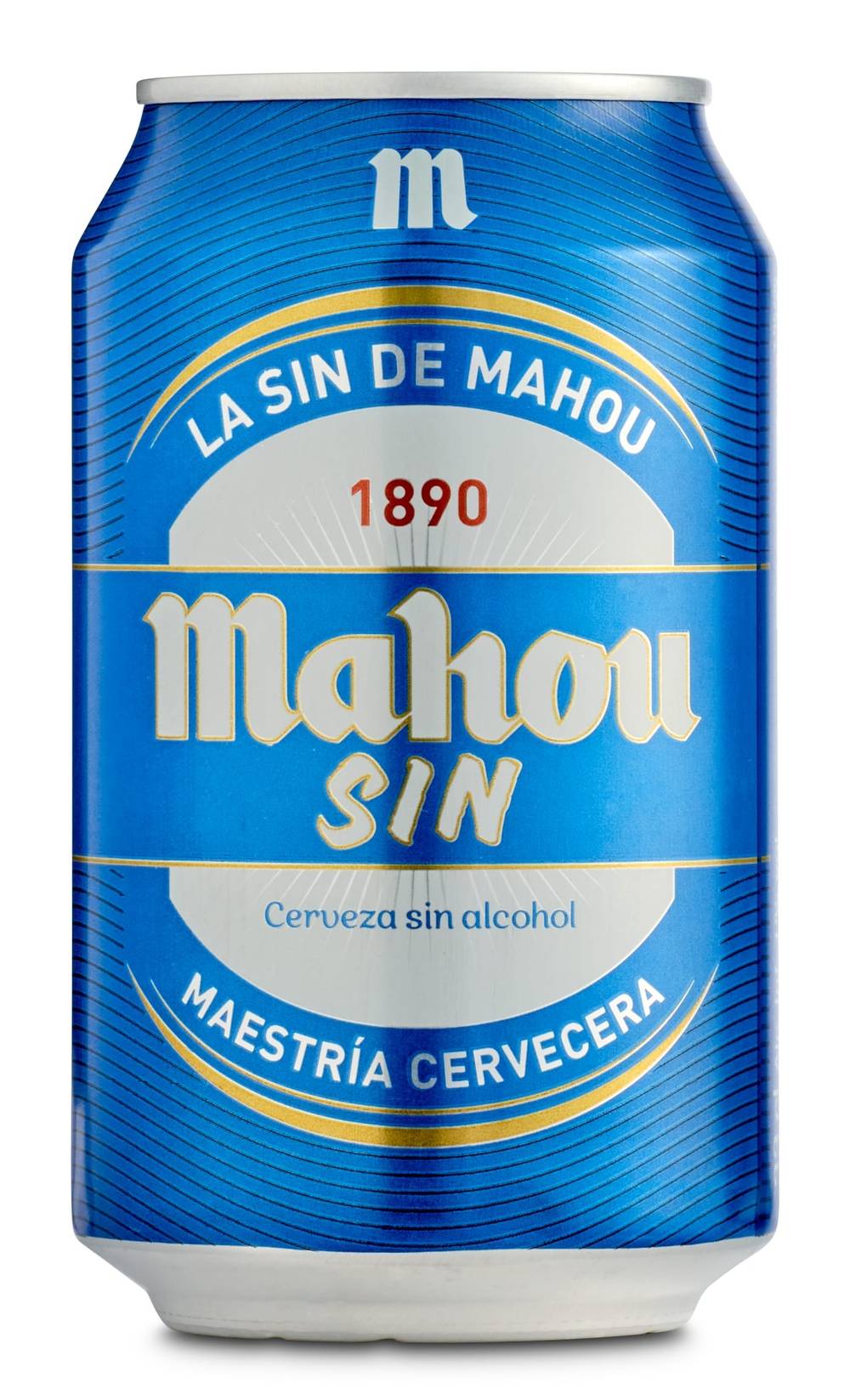 Cerveza Sin Alcohol Mahou Lata 33 Cl