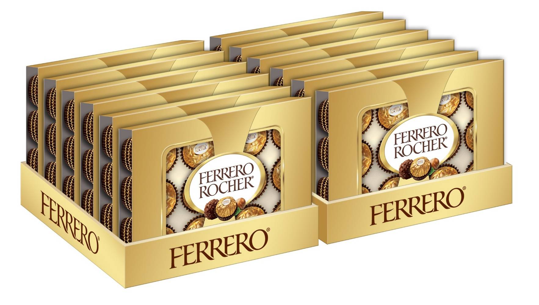 Ferrero Rocher - Christmas Chocolate Tray - 12-piece/5.3 oz