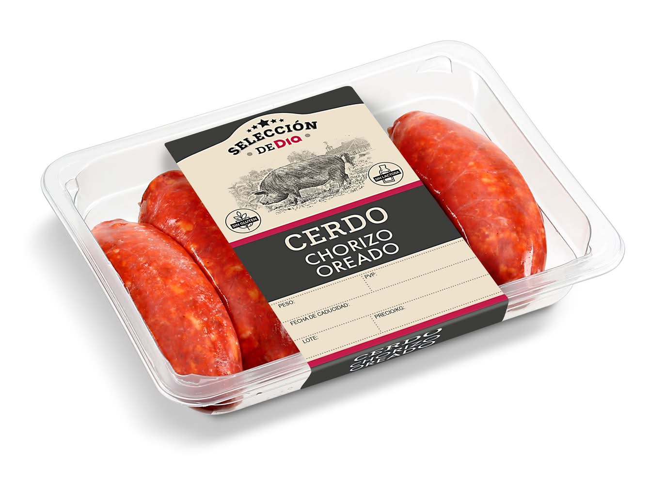 Chorizo Oreado Selección De Dia Bandeja 300 G