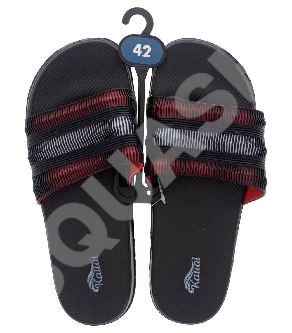Kauai Slip on Sandals With Grid Upper, Male