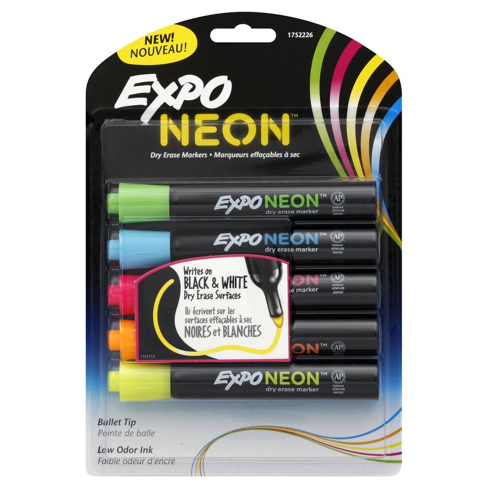 Expo Bullet Tip Assorted Colors Dry Erase Markers