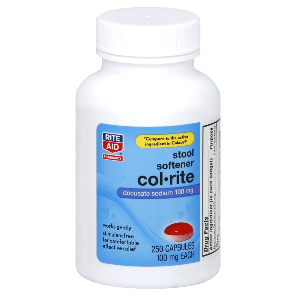 Rite Aid Col-Rite Docusate Sodium 100 mg